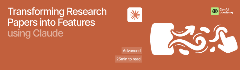 Transform Research Papers into AI App Mechanics using Claude